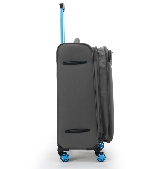 Bαλίτσα Μεσαία υφασμάτινη DIELLE 30/60 67x43x27/30 cm Ανθρακί